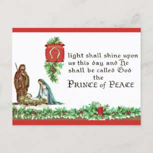 Religiöse Mary und Joseph Weihnachten Vintag