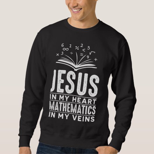 Religiöse Mathe Lover - Religionswissenschaft Chri Sweatshirt (Vorderseite)
