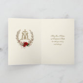 Religiöse Mutter Perpetual Help katholische Jesus Karte (Innenseite)