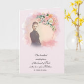 Religiöse Mütter Tag St. Therese Katholische Karte (Gelbe Blume)