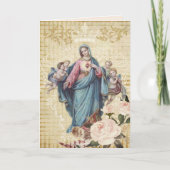 Religiöse Mutter-Tagesgesegnete Karte (Vorderseite)