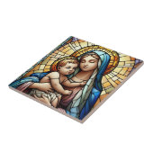 Religiöse Mutter und Kind Fliese (Seite)