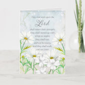 Religiöse Neujahrsbibliotheken Isaiah-Blume Karte (Vorderseite)