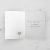 Religiöse Neujahrsbibliotheken Isaiah-Blume Karte (Innenseite)