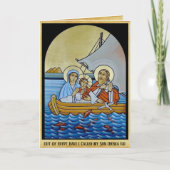 Religiöse Note Card, Goldenes Pergament Karte (Vorderseite)