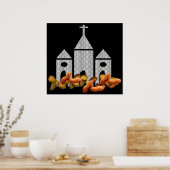 Religiöse Nuts Poster (Küche)