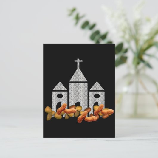 Religiöse Nuts Postkarte (Stehend Vorderseite)