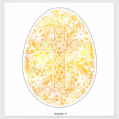 Religiöse Ostereier Aufkleber (Blatt)