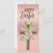 Religiöse Osterfarbenflorenkarte (Vorderseite)