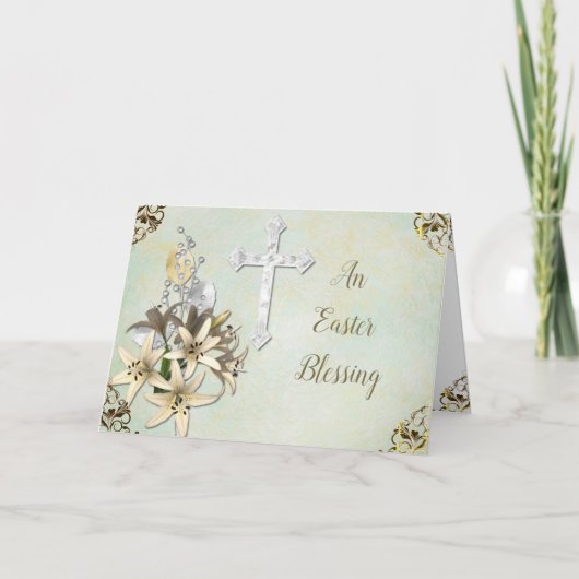 Religiöse Osterkarte Karte (Vorderseite)