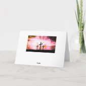 Religiöse Osterkarte Karte (Rückseite)