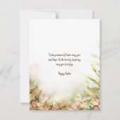 Religiöse Osterkarten - Gefühle der Freude Karte (Rückseite)