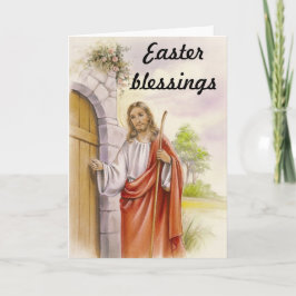 Religiöse Ostern-Karte Feiertagskarte