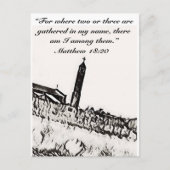 Religiöse Postkarte (Vorderseite)