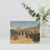 Religiöse Prozession in Kursk Postkarte (Stehend Vorderseite)