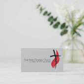 Religiöse Religion Christlicher Pastor Christentum Visitenkarte (Stehend Vorderseite)