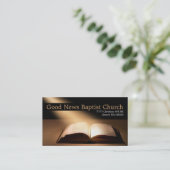Religiöse Religion Christlicher Pastor Christentum Visitenkarte (Stehend Vorderseite)