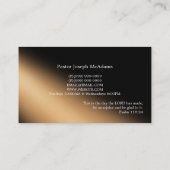 Religiöse Religion Christlicher Pastor Christentum Visitenkarte (Rückseite)