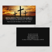 Religiöse Religion Christlicher Pastor Christentum Visitenkarte (Vorne/Hinten)