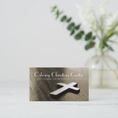 Religiöse Religion Christlicher Pastor Christentum Visitenkarte (Stehend Vorderseite)