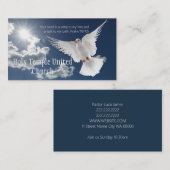 Religiöse Religion Christlicher Pastor Christentum Visitenkarte (Vorne/Hinten)