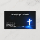 Religiöse Religion Christlicher Pastor Christentum Visitenkarte (Rückseite)