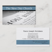Religiöse Religion Christlicher Pastor Christentum Visitenkarte (Vorne/Hinten)