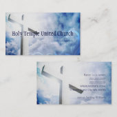 Religiöse Religion Christlicher Pastor Christentum Visitenkarte (Vorne/Hinten)