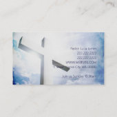 Religiöse Religion Christlicher Pastor Christentum Visitenkarte (Rückseite)