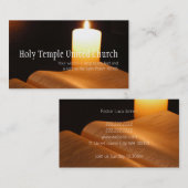 Religiöse Religion Christlicher Pastor Christentum Visitenkarte (Vorne/Hinten)