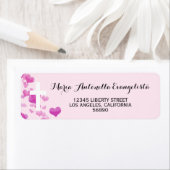 Religiöse Rosa Kreuz Rosa Herzen Elegantes Mailing (Insitu)