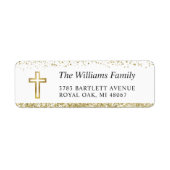 Religiöse Rücksendeadresse des personalisierten Go (Vorne)