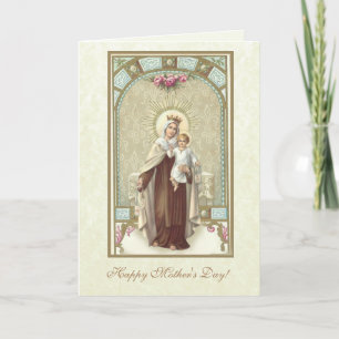Religiöse selige Mutter Maria Unsere Liebe Frau vo Karte