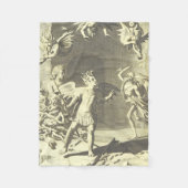 religiöse seltsame 2 fleecedecke (Vorderseite)