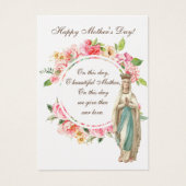 Religiöse spirituelle Bouquet Gebete Heilige Karte (Vorderseite)