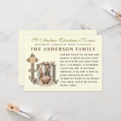 Religiöse St. Andrew Christmas Novena Gebet Karte (Vorderseite/Rückseite Beispiel)