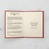 Religiöse St. Anne Gesegnete Jungfrau Mary Vintag Karte (Innenseite)