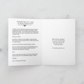 Religiöse St. Anne Gesegnete Jungfrau Mary Vintag Karte (Innenseite)