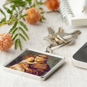 Religiöse St. Anthony Baby Jesus Vintag Schlüsselanhänger (Seite)