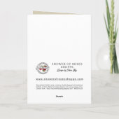 Religiöse St. Joseph Festmahlkarte Karte (Rückseite)