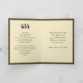 Religiöse St. Joseph Festmahlkarte Karte (Innenseite)