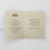 Religiöse St. Joseph Festmahlkarte Karte (Innenseite)