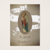 Religiöse St. Joseph Katholische Gebetskarte (Vorderseite)