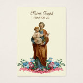 Religiöse St. Joseph Memorare Gebet Heilige Karte (Vorderseite)