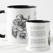 Religiöse St. Joseph Schutzgebet Vintag Mu Tasse