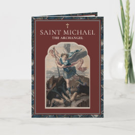 Religiöse St. Michael Archangel Gebet Katholisch Karte