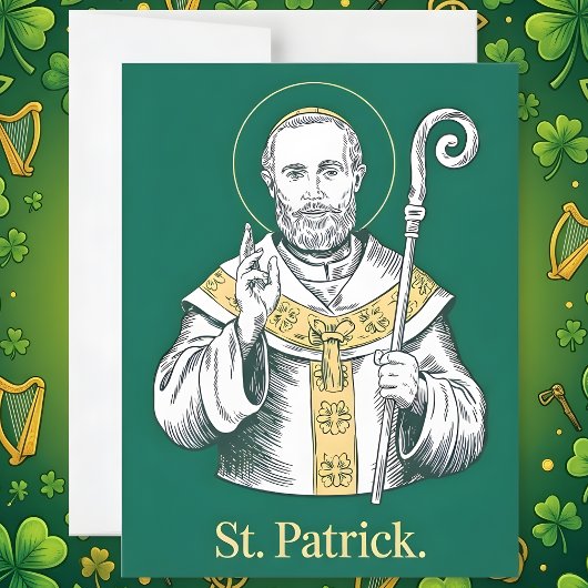 Religiöse St. Patrick's Day Karte