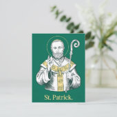 Religiöse St. Patrick's Day Karte (Stehend Vorderseite)