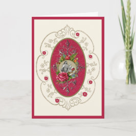 Religiöse St. Therese Carmelite Nun Vintag Card Karte