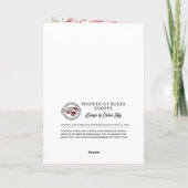 Religiöse St. Therese Vintag Pink Roses Gebet Karte (Rückseite)